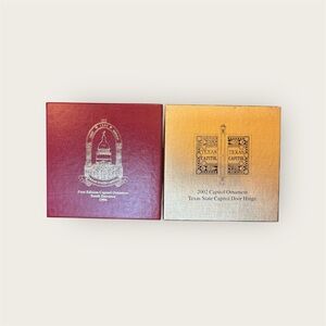 1996 First Edition South Entrance & 2002 Door Hinge Texas Capitol Ornament